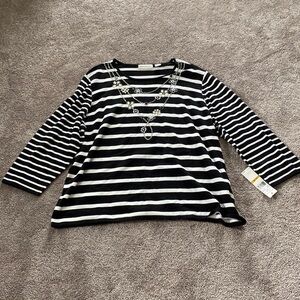 NWT Alfred Dunner Top SIZE 3X